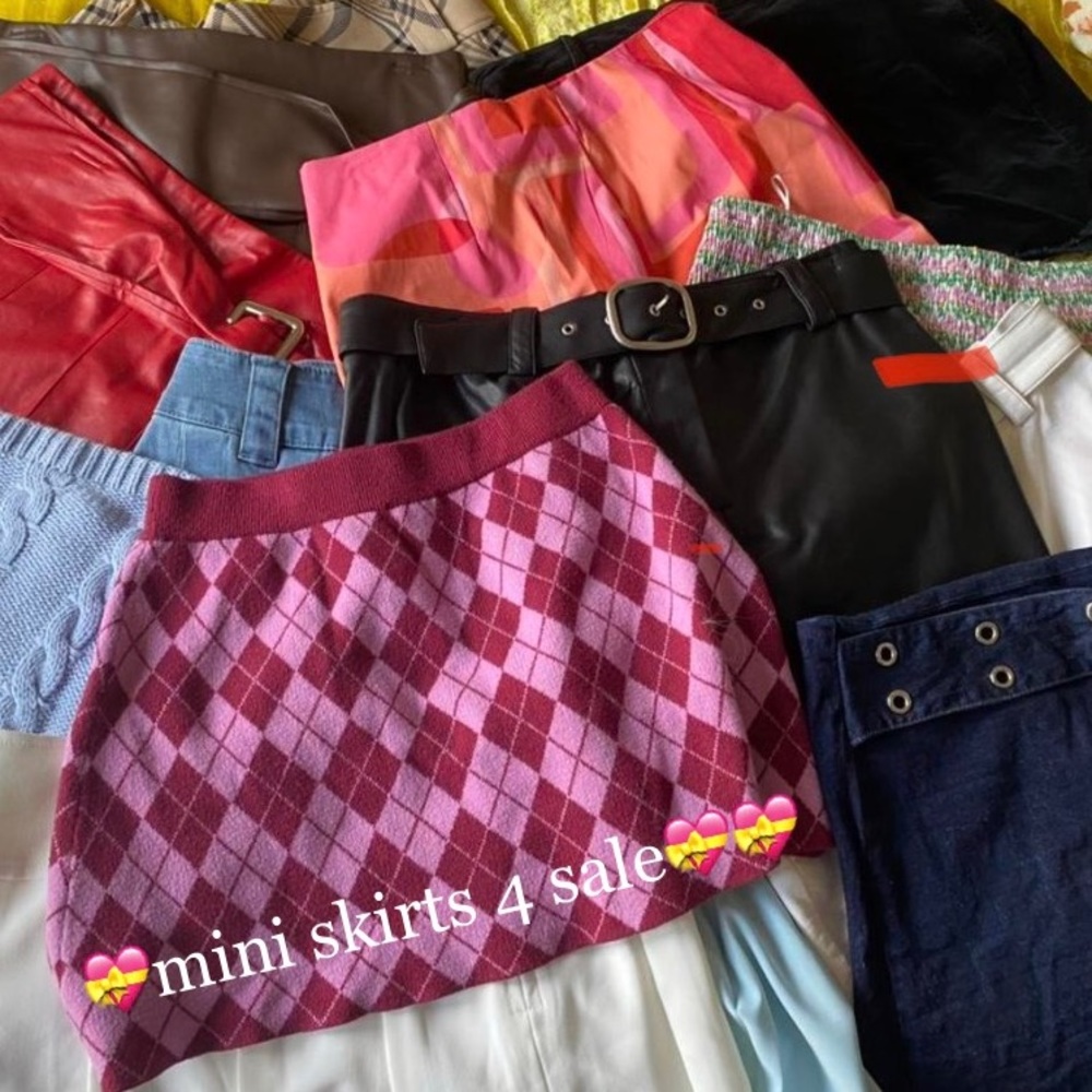 CUTE MINI SKIRTS FOR SALE 💝💝
